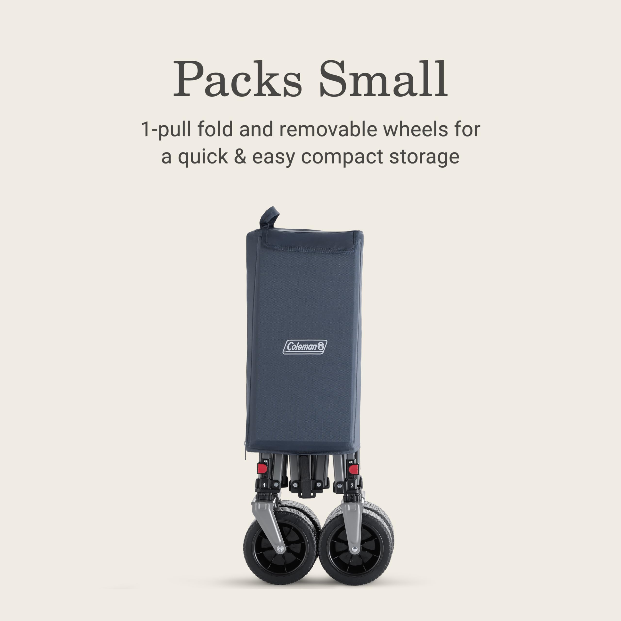 Amazon.com: Coleman XL Collapsible Wagon, Heavy‑Duty 400 lb
